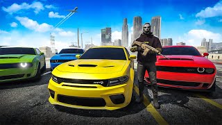 Cops HATED My Dodge Demon Gang in GTA 5 RP [upl. by Snyder151]