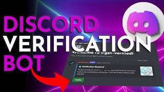 FREE Verification Bot Discord 2022 [upl. by Atinor32]