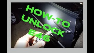 BMW E46 Door Lock HowTo ✔ [upl. by Mendoza]