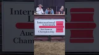 Tucson Arizona’s Madison Ramirez at the International Livestock Auctioneer Championships [upl. by Imehon]