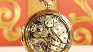 Charles Albert Nicolet Repetier Pocketwatch Gold  antykibydgoszczcom [upl. by Cassondra]