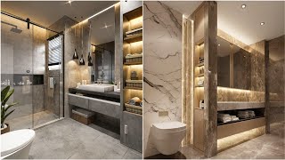 Best 100 Modern Bathroom Design Ideas 2024 Bathroom Tiles Decorating Ideas  Home Interior Trends [upl. by Thanasi]