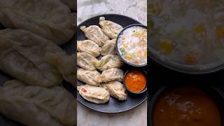 Prawn Butter Garlic Momo from Denzong  Mini Review lunch love indianfood momos lunchtime [upl. by Heidy]