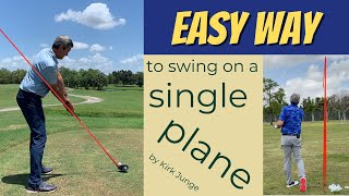 Easy way to swing on a single plane [upl. by Aligna]