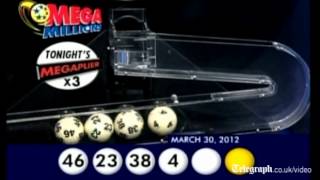 Lotto draw US style 640 million Mega Millions jackpot numbers drawn [upl. by Anayet]