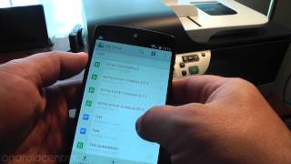 Printing in Android 44 KitKat with some help from HP [upl. by Yssis]