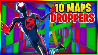 🥵best 10 DROPPER maps in Fortnite Chapter 4  DROPPER Fortnite Code🥶 [upl. by Bortman]