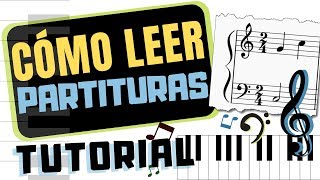 Cómo leer partituras para piano [upl. by Thornie]