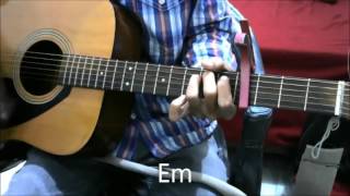 WoH Lamhe  Atif Aslam  SIMPLEST GUITAR LESSON OPEN CHORDS [upl. by Jamel104]