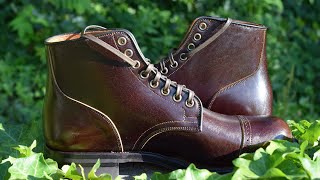 Viberg 2040 Service Boots in Shinki Brown Oiled Horsebutt VISUALS [upl. by Auhsohey]