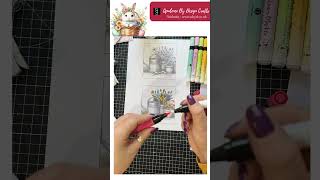 Digi Stamp Colouring and Cardmaking Fun digistamp cardmaking colouring coloring [upl. by Assetak271]