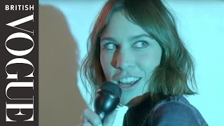 Alexa Chung Sings Stevie Nicks on Karaoke  British Vogue [upl. by Parthen]