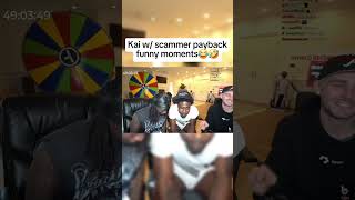 The jamaican accent is just to hilariaous😂🤣kai prank scammers w scammer payback viralshortfyp [upl. by Lenz88]