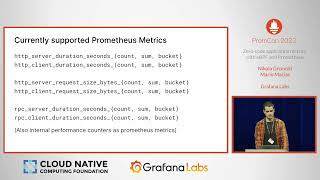 PromCon 2023  Zerocode application metrics with eBPF and Prometheus [upl. by Tolecnal320]