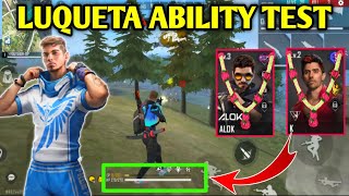 LUQUETA FREE FIRE ABILITY  LUQUETA CHARACTER ABILITY FREE FIRE  FREE FIRE LUQUETA CHARACTER SKILL [upl. by Accalia]