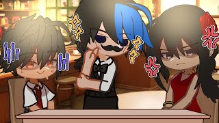 I Tried To Get The Waiters Attention By Blinking In Morse Code Meme  Aphmau  Gacha Club Trend [upl. by Attirb]