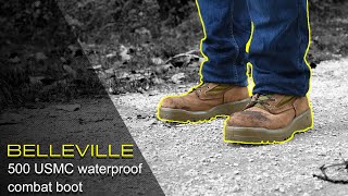 BELLEVILLE 500 USMC WATERPROOF COMBAT BOOT [upl. by Dorene]