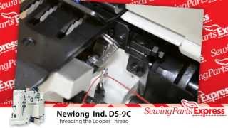 Newlong Industrial DS9C Newlong DS9A threading the Looper Thread [upl. by Dyane]