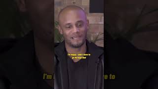 Vincent Kompany talks about the Manchester Rivalry [upl. by Ruenhs]