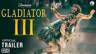 Gladiator III  Trailer 2025  Paul Mescal Pedro Pascal Denzel Washington Gladiator 3 Teaser [upl. by Neumann]