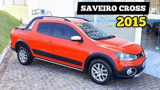 Saveiro Cross Cabine dupla 2015 na cor laranja bem completa [upl. by Dominic]