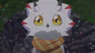 DIGIMON Ghost Game  Gammamon Crying After Bokomons Death [upl. by Jolee]