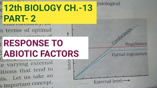 Class 12 biology chapter 13part 2Response to abiotic factorsStudy with Farru [upl. by Bulley536]