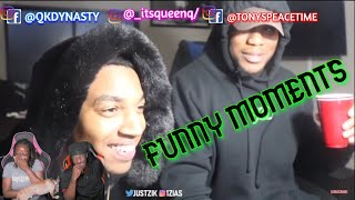 ZIAS AND B LOU FUNNY MOMENTS REACTION [upl. by Llerot]