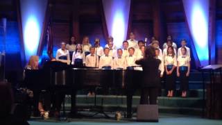 quotWalls Come Tumblin Downquot  5th Grade Choir Foundation Aca [upl. by Dnalyram246]