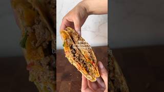 FoodieFinder1 taco crunch wrap supreme ✨ recipe amp instructions on TikTok amp Instagram [upl. by Gokey]