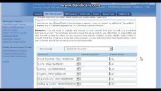 HDFC internet banking transfer funds to third party  How to [upl. by Omsoc]