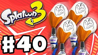 4x Inkbrush Spam Team  Splatoon 3  Gameplay Walkthrough Part 40 Nintendo Switch [upl. by Fielding924]