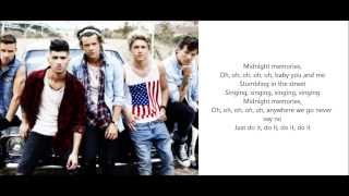 One Direction  Midnight Memories Lyrics  Pictures [upl. by Rehteh]