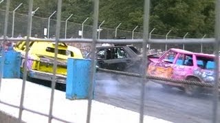 Shane Davies following in Cotty at Aldershot  Banger Racing [upl. by Noeht497]