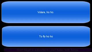 Volare Domenico Modugno Italian amp English lyrics [upl. by Asilam]