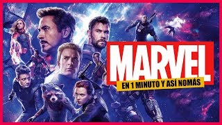 El Universo de Marvel en 1 Minuto y Así Nomás [upl. by Aihsekal]