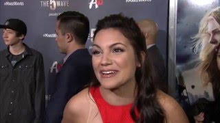 The 5th Wave Fan Screening Interview  Gabriela Lopez [upl. by Apul]