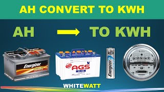 How To Convert Amp hour To kilowatt hour Amp hour to Watt hour mp4 [upl. by Ronna]