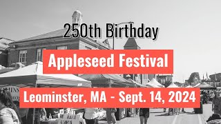 Johnny Appleseed Festival Downtown Leominster  2024 [upl. by Nner]