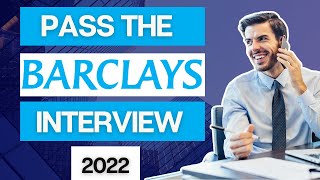 2022 Pass the Barclays Interview  Barclays Video Interview [upl. by Ellak865]