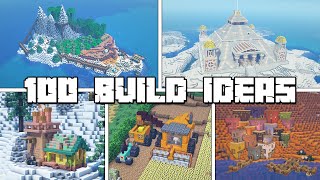 100 Build Ideas for Your Minecraft Survival World [upl. by Stickney789]