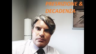 Prescrizione e decadenza [upl. by Siro]