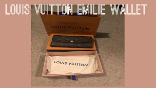 Louis Vuitton Emilie Wallet Review [upl. by Nywroc]