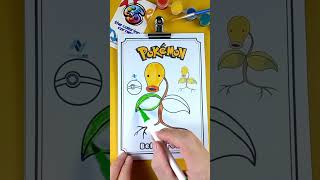 Coloring Pokemon Bellsprout pokemon coloring shorts bellsprout pokémon pokemongo pikachu [upl. by Hymie]