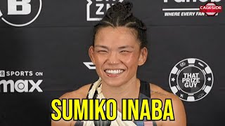 Sumiko Inaba Post Fight Media  Bellator San Diego [upl. by Clea]