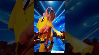 Handsome obese man dancing with beautiful girl explodes the Got Talent stage [upl. by Lasko]