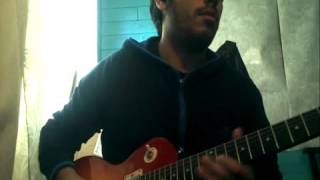 Improvisacion Blues Gm Epiphone Lp 100 [upl. by Novej662]