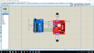 How to make L298 driver motor simulation by arduino [upl. by Onitnas428]