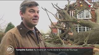 Tempête Eunice  lEurope du nord constate les dégâts [upl. by Portland]