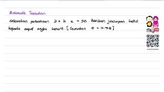 Matematik Tambahan Tingkatan 4  Logaritma Jati [upl. by Other413]